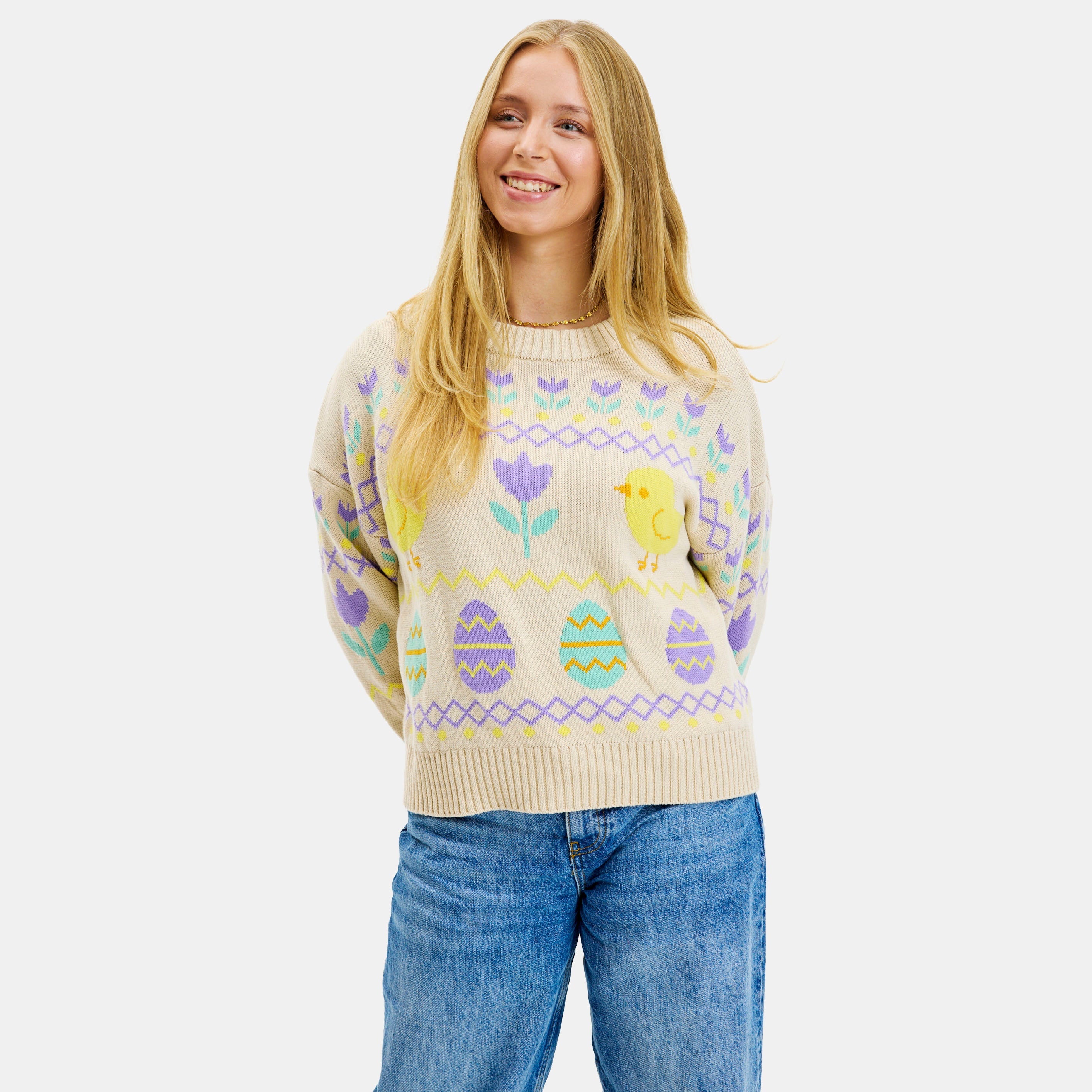 Den koselige påskegenseren - Dame